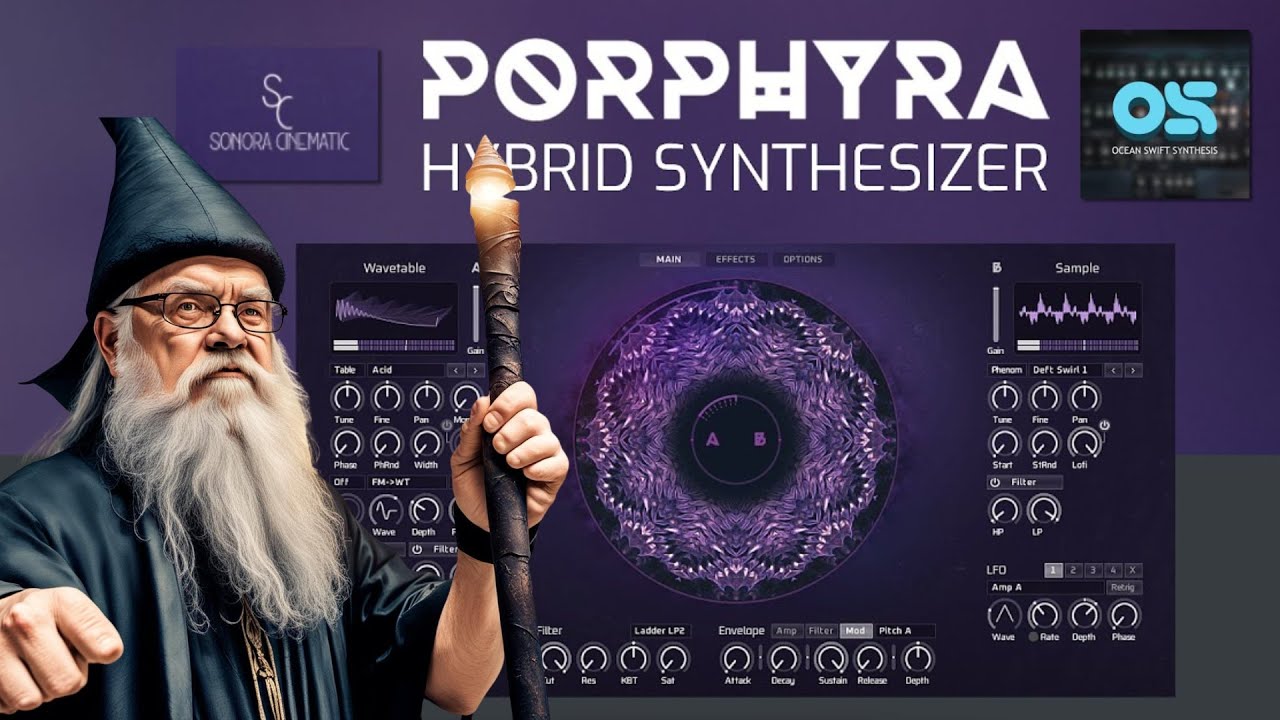 Гибридный синтезатор Porphyra от Ocean Swift и Sonora Cinematic &mdash; гибридный кинематографический ш...