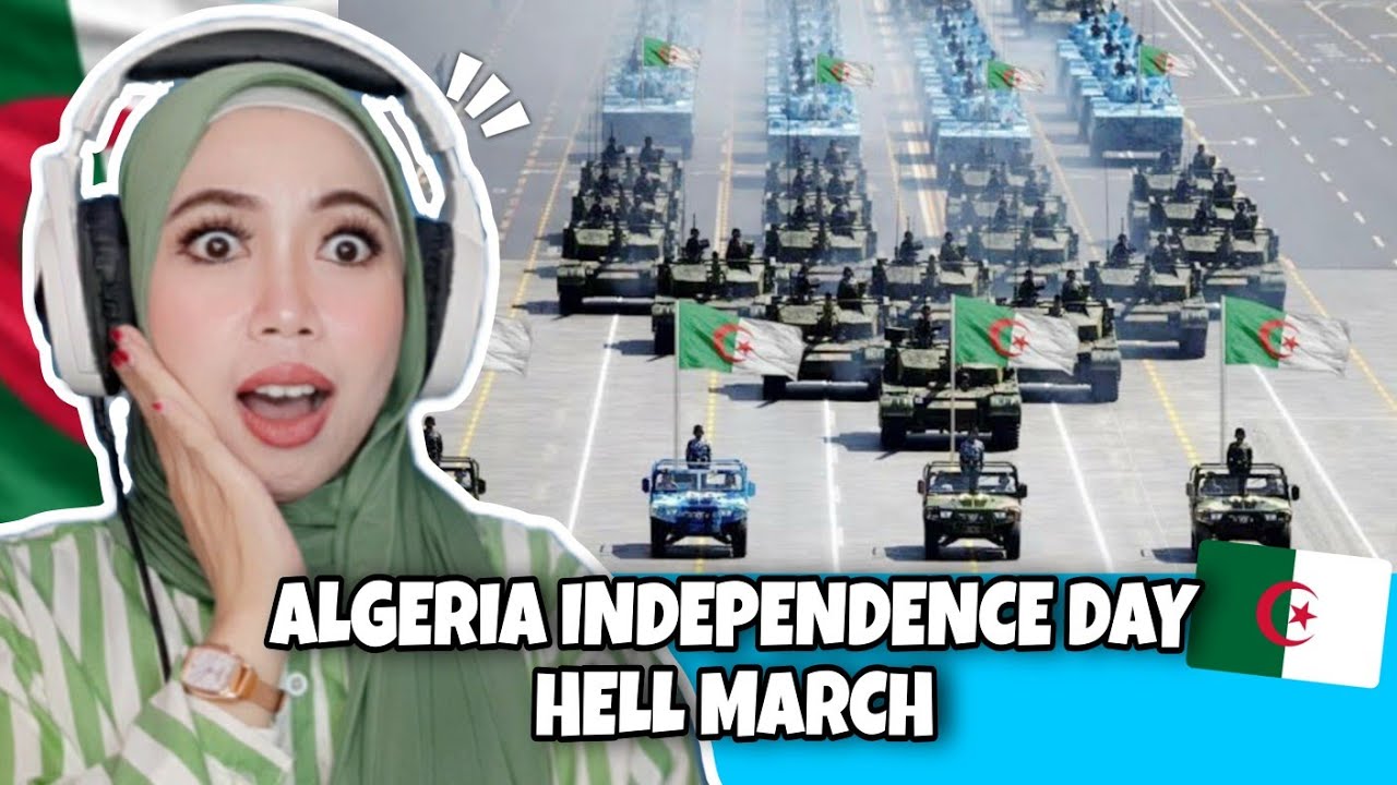 Indonesian Reaction to Algeria 🇩🇿 Independence Day - Hell March