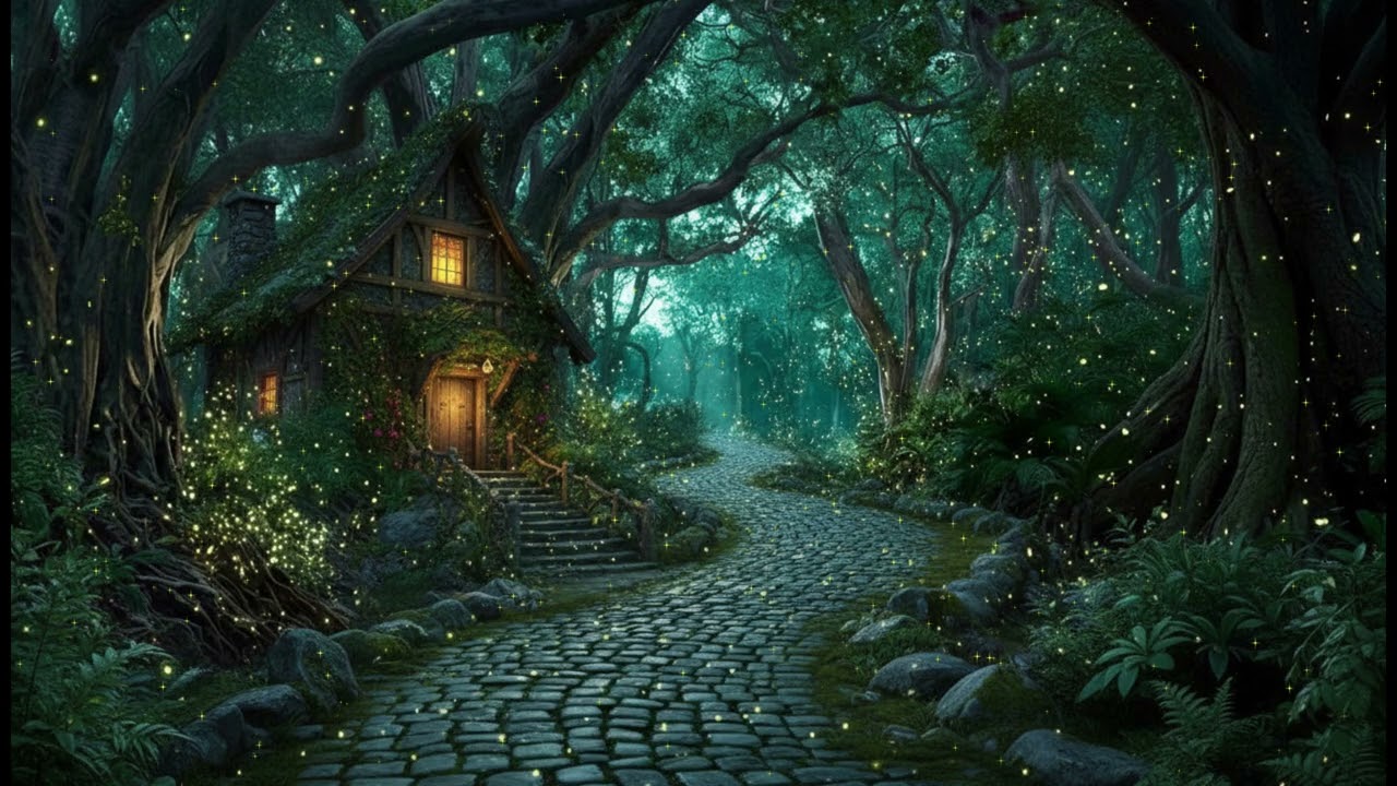 Forest Lights: Calming Ambient Music for Relaxation and Sleeping