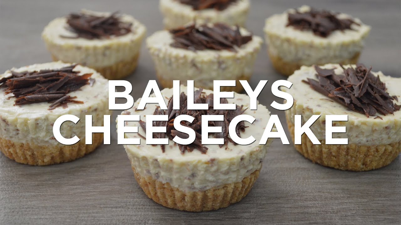 Как сделать мини-чизкейки Baileys [No Bake]