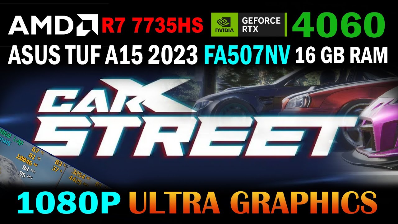CarX Street Gameplay  | RTX 4060 Ryzen 7 7735HS | Asus TUF Gaming A15