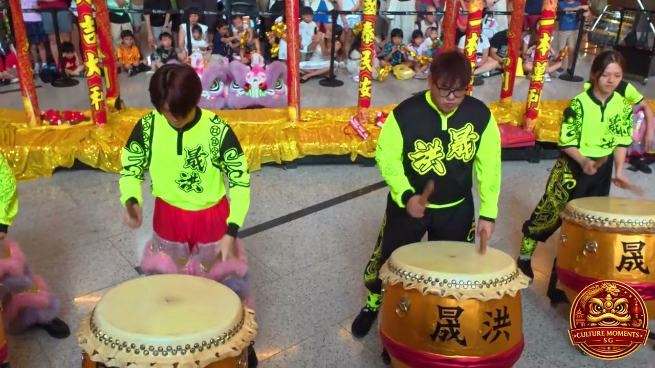 [4K] CNY2026 晟洪醒狮健身院 (新代佛鹤) Sheng Hong Lion Dance Athletes | War Drums | Cineleisure, Orchard