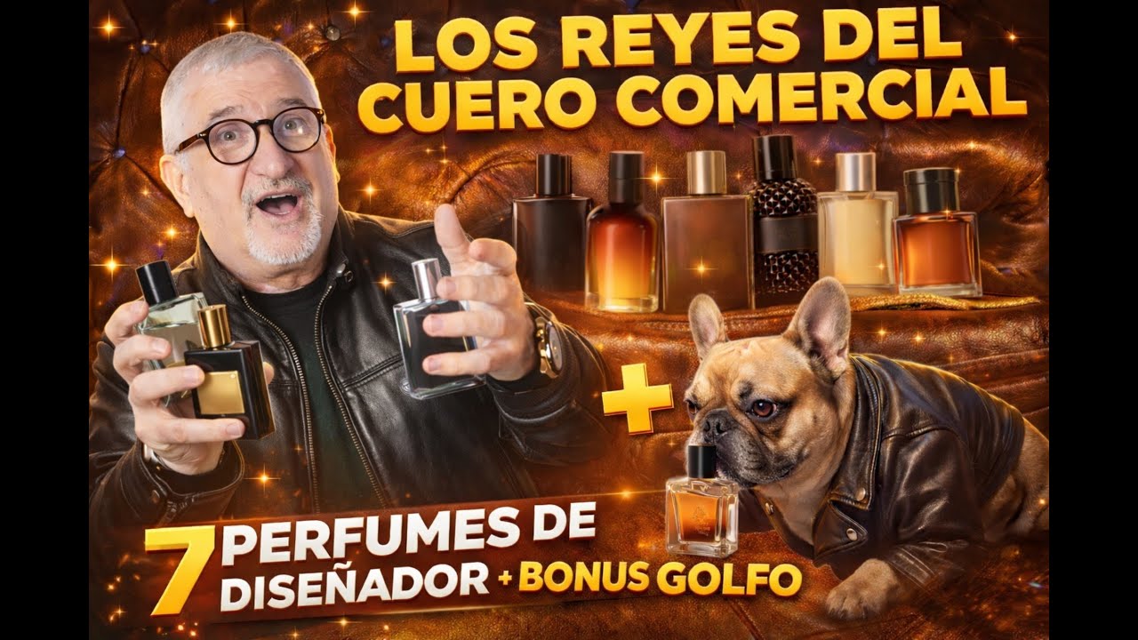 ¡LOS REYES DEL CUERO COMERCIAL!🤴7 PERFUMES DE DISEÑADOR + BONUS GOLFO😮👏
