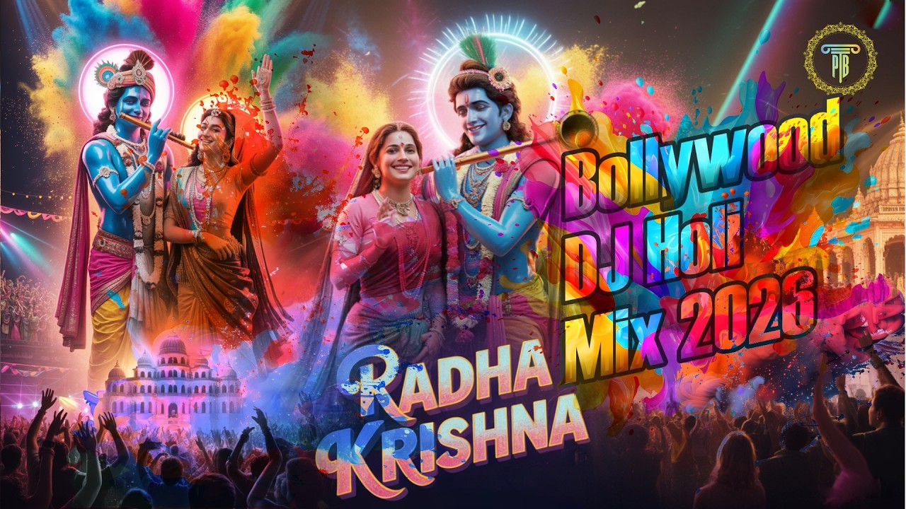 Radha Krishna Bollywood DJ Holi Mix 2026 | रंग बरसे Vrindavan Style | Bhakti Dance Blast