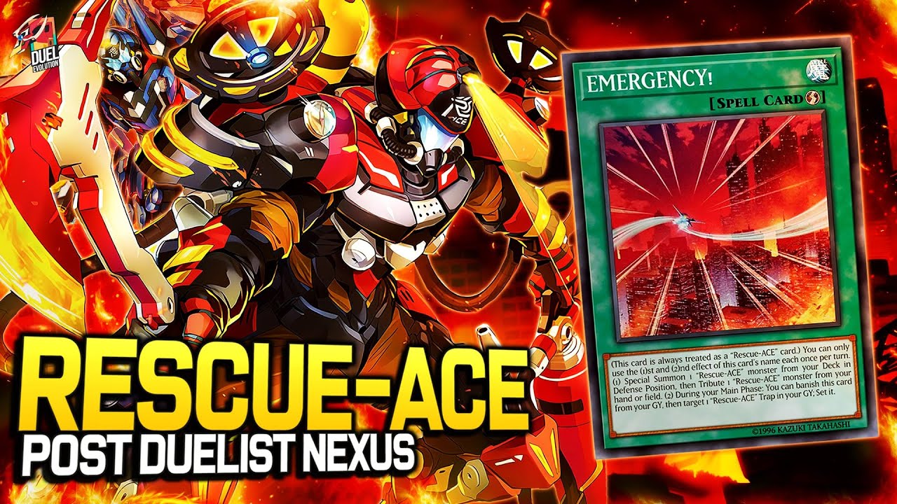 Rescue-Ace Post Duelist Nexus | Replays 🎮 + Decklist ✔️ | Edopro