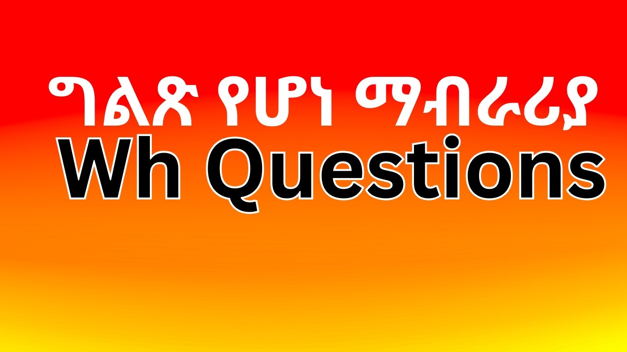 wh questions