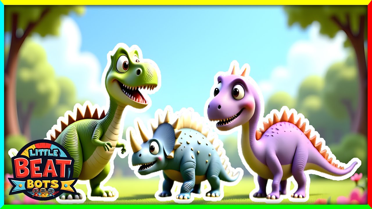 Dinosaur Stomp Dance Song | Move & Learn with Dinos | Dance With T-Rex | Fun Learning Songs For Kids