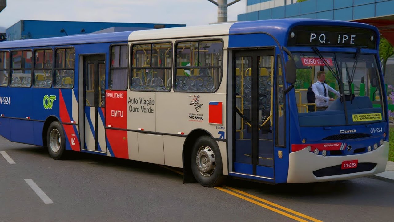 Skin Auto Viação Ouro Verde Ltda - Caio Apache Vip I MB OF-1722M Euro III