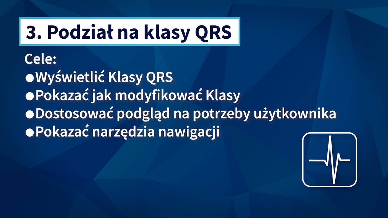 Poradnik HolCARD 24W #3: Podział na klasy QRS; Holter EKG ASPEL AsPEKT 712