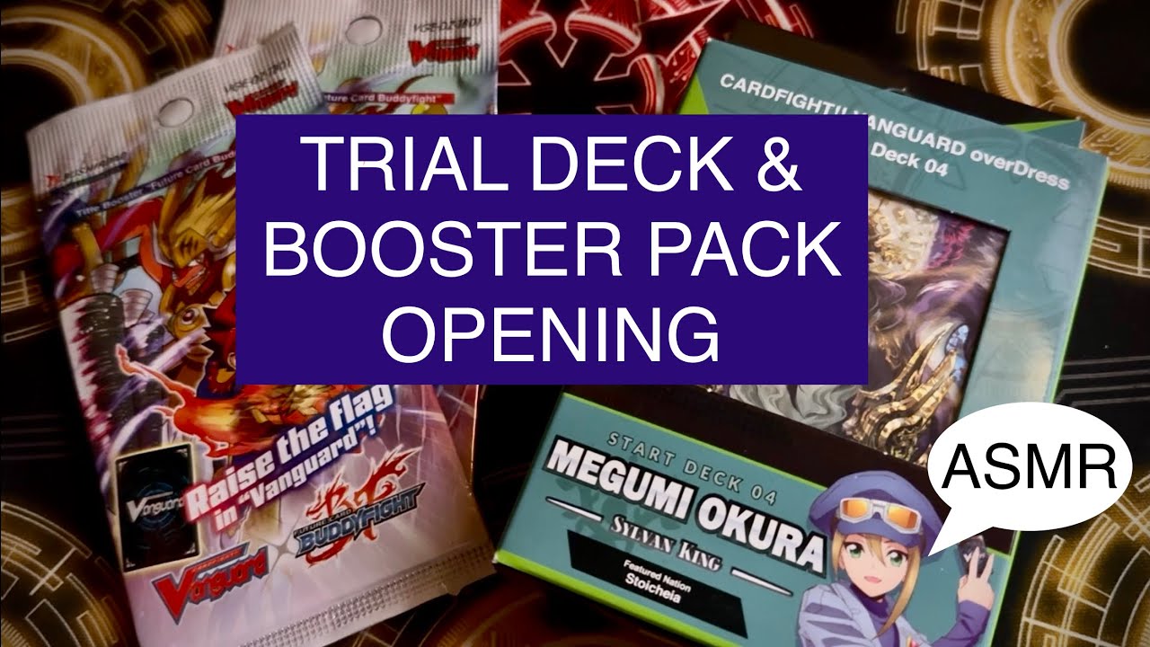 ASMR | Megumi Okura Trial Deck Opening ft 2 Booster Packs FUTURE CARD BUDDYFIGHT CF
