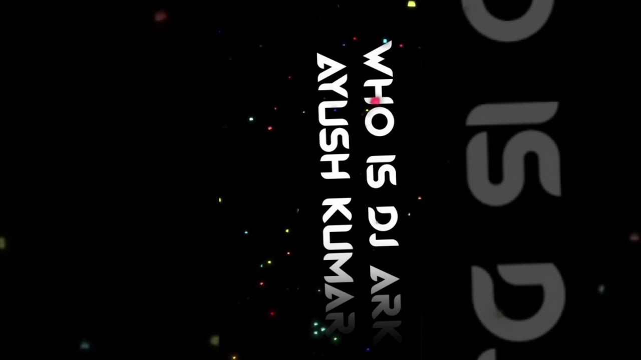 WHO IS DJ ARK AYUSH KUMAR BAGROUND BUZZ DJ MIX SONG