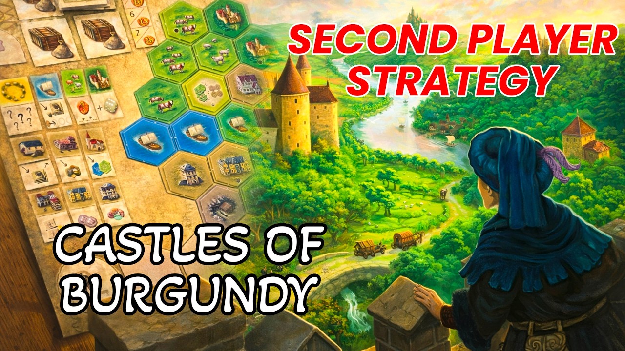 Castles of Burgundy BGA Gameplay – Second player strategy!