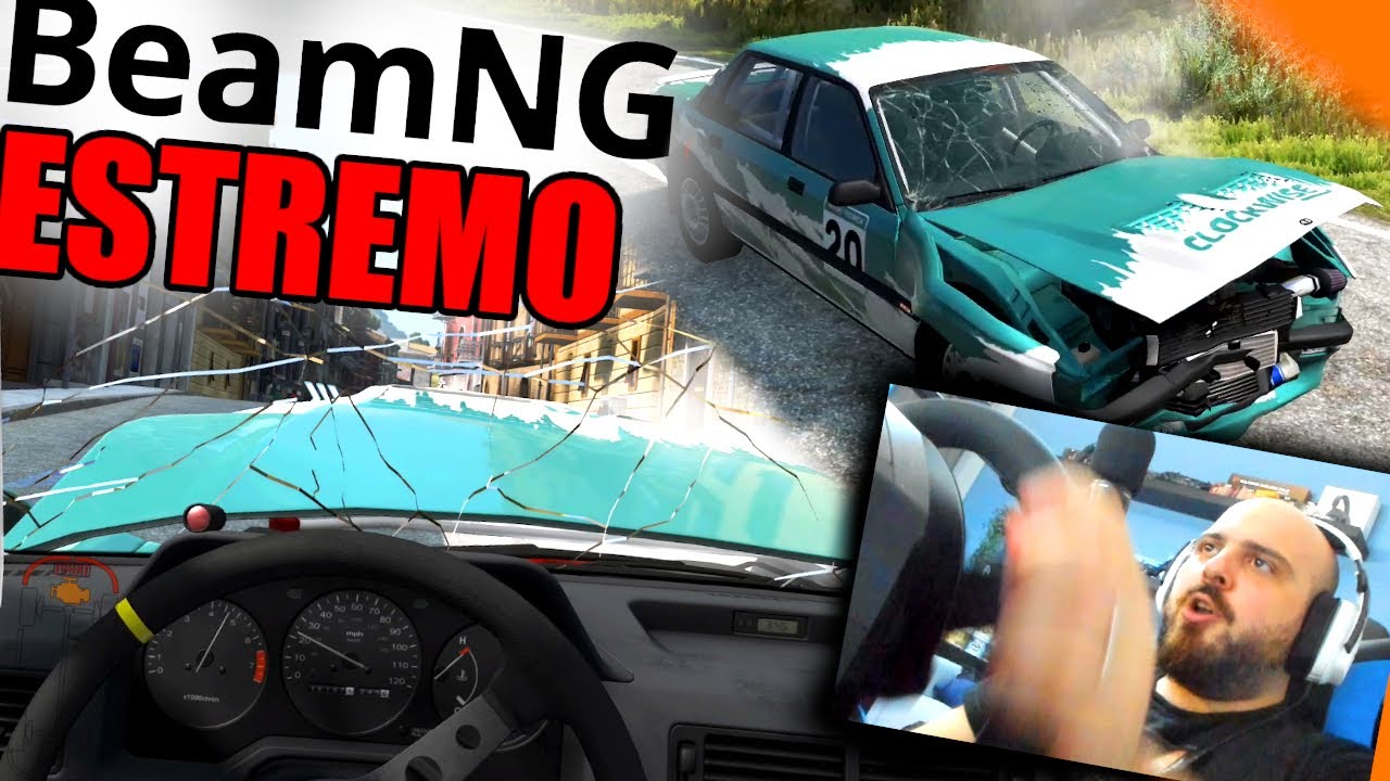 BeamNG Drive con VOLANTE: Simulazione Estrema