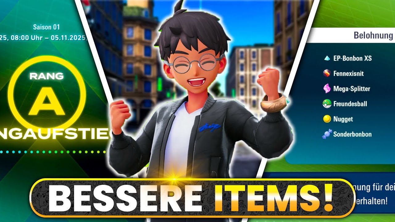 Die NEUEN Rang Belohnungen sind JETZT in Pok&eacute;mon Legenden ZA!
