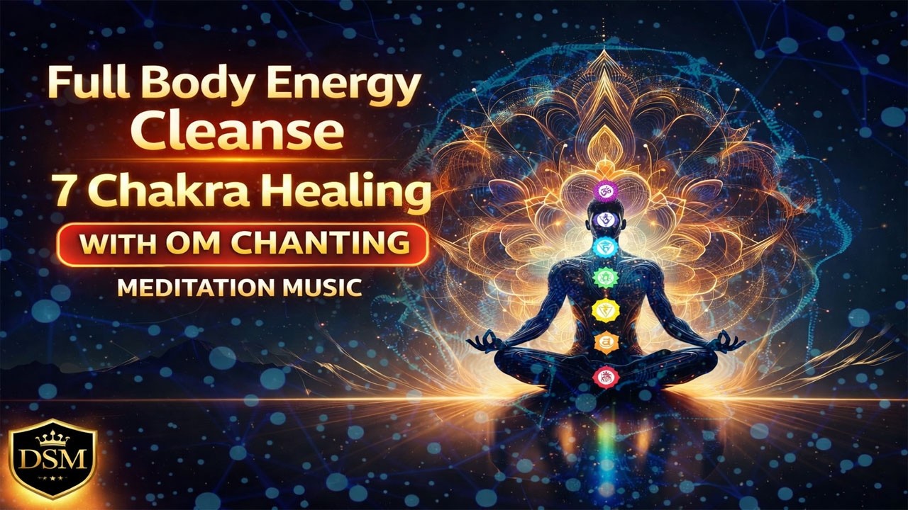 Full Body Energy Cleanse | 7 Chakra Healing with Om Chanting | Meditation Music