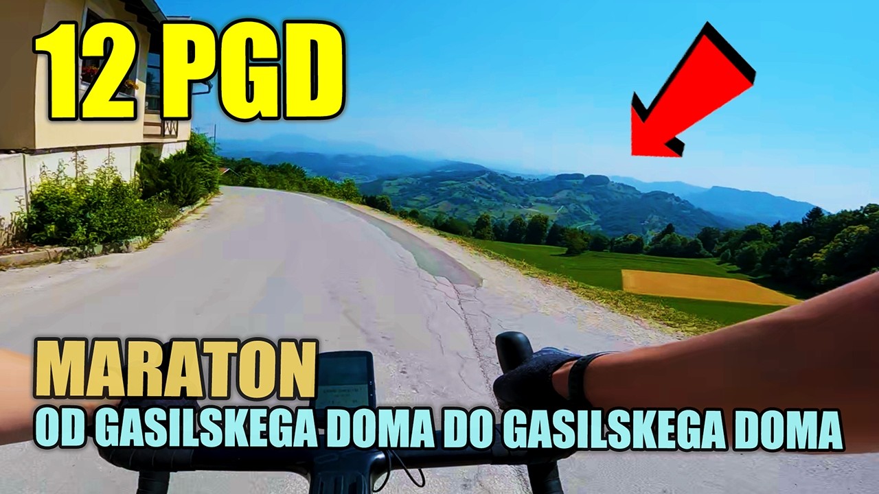 12 Gasilskih Domov v 1 MARATONU!