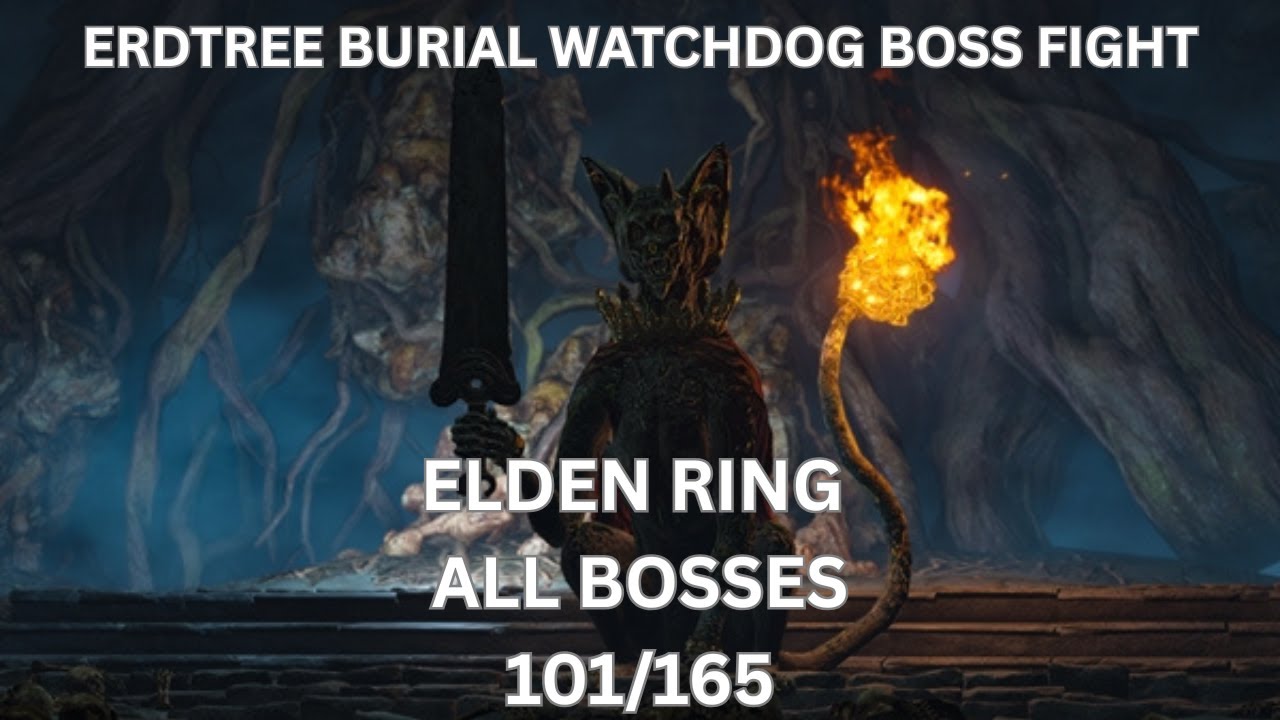 Elden ring - Altus Plateau Erdtree Burial Watchdog Boss Fight