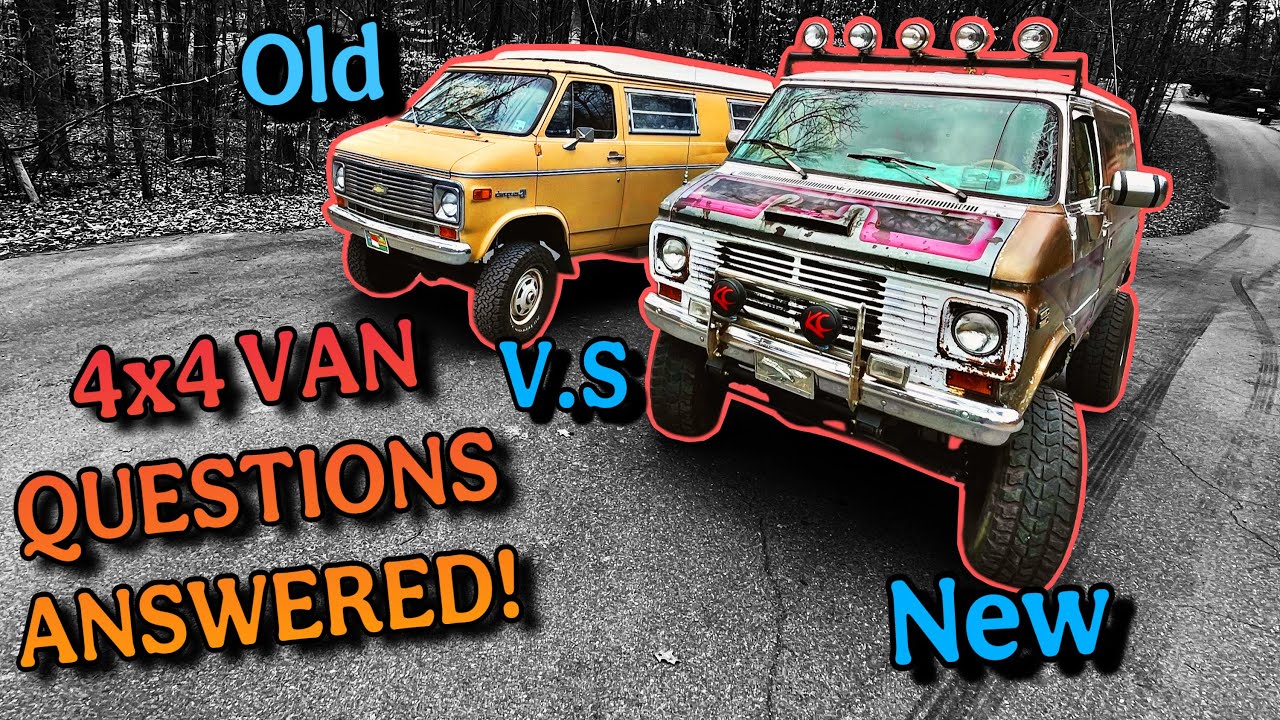 4x4 Van Comparison Old & New - The Swim Shop Garage.