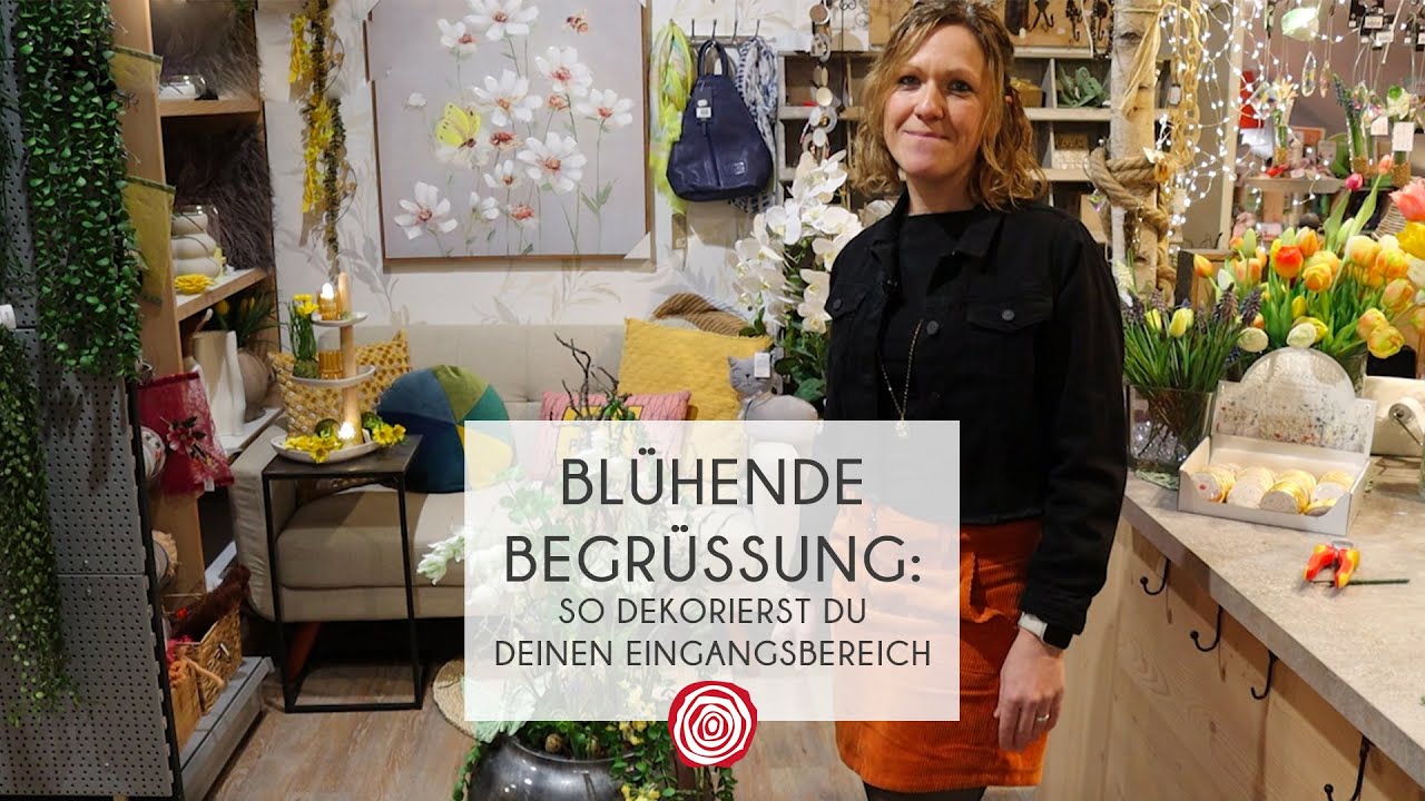 Blühende Begrüßung: so dekorierst du Deinen Eingang | Wohnen & Schenken - Christa Wagner