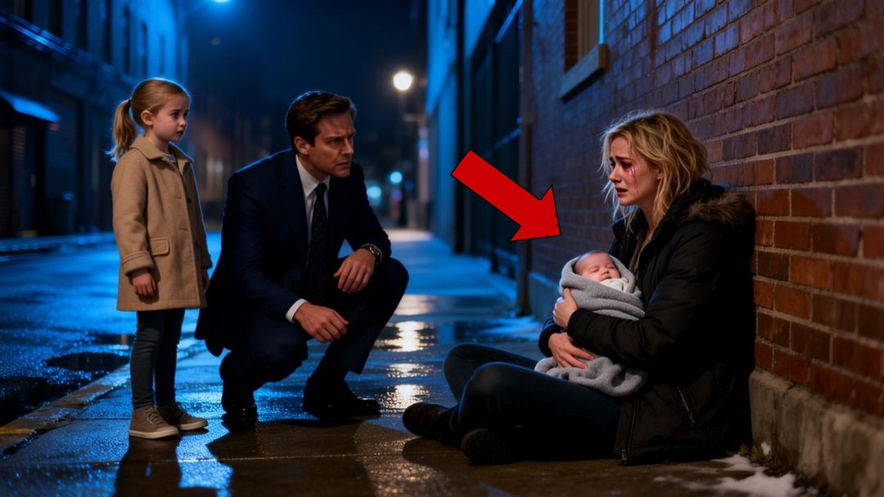 SEEING A MOM AND BABY ON THE SIDEWALK, A BILLIONAIRE’S DAUGHTER ASKS HER DAD THE UNTHINKABLE