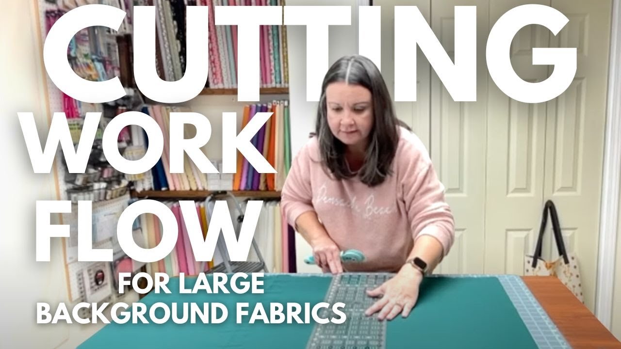 Must-See Cutting Workflow for Large Background Fabrics | Carolina Mingle Quilt Class Sneak Peek