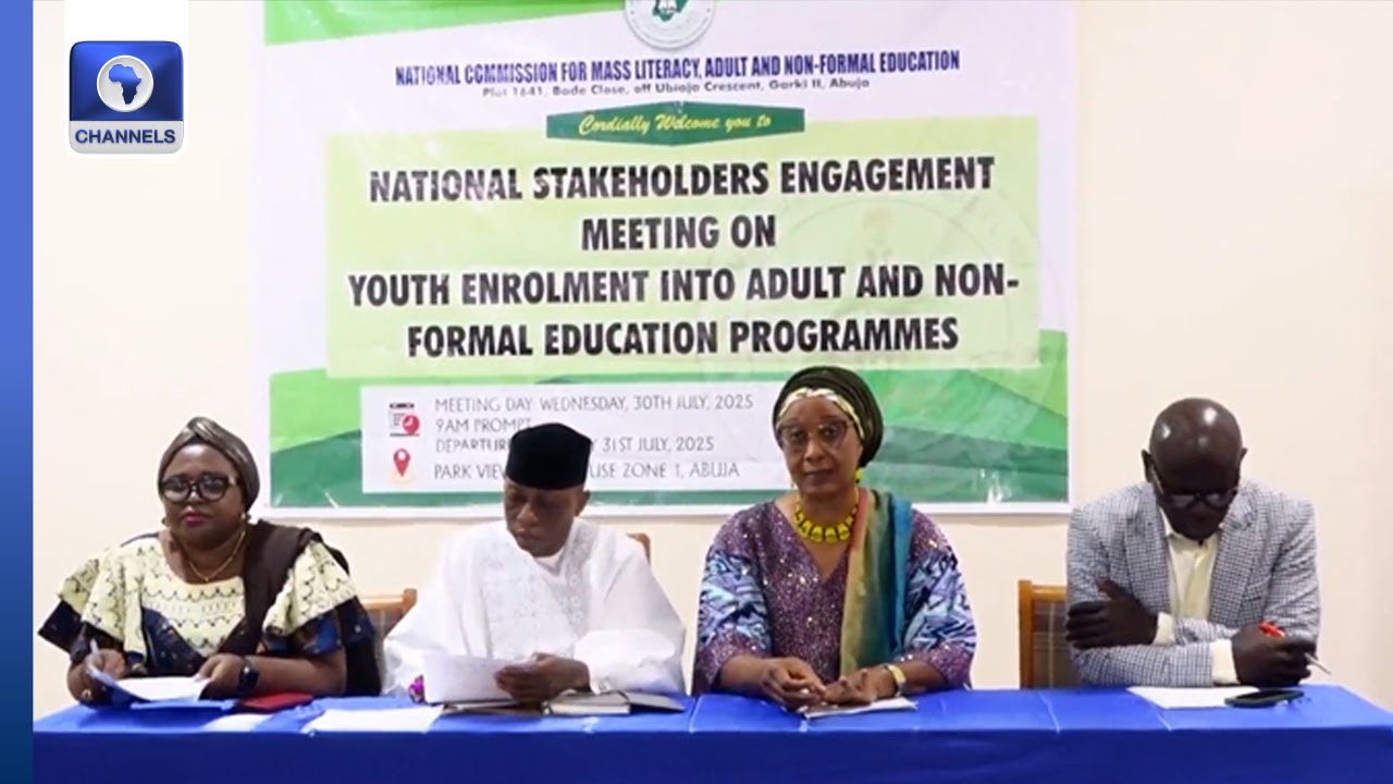 FG Targets 80 Million Non-Literate Youths, Adults For Non-Formal Education