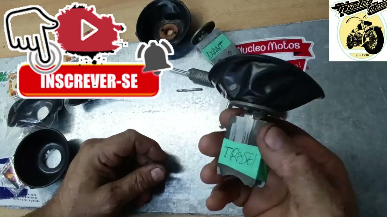 Virago 750 -1100 Troca de diafragma com pistonete quebrado, solução e orientação