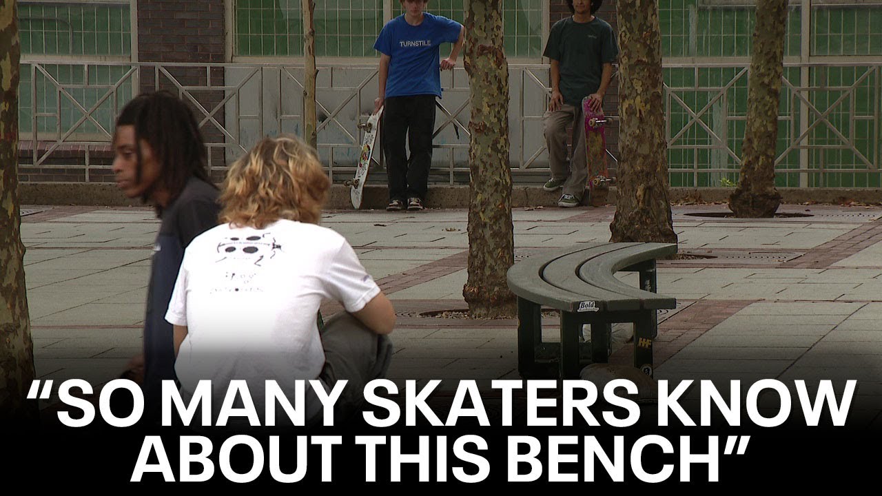 Iconic skateboard bench arrives in Philly after being taken from NYC park
