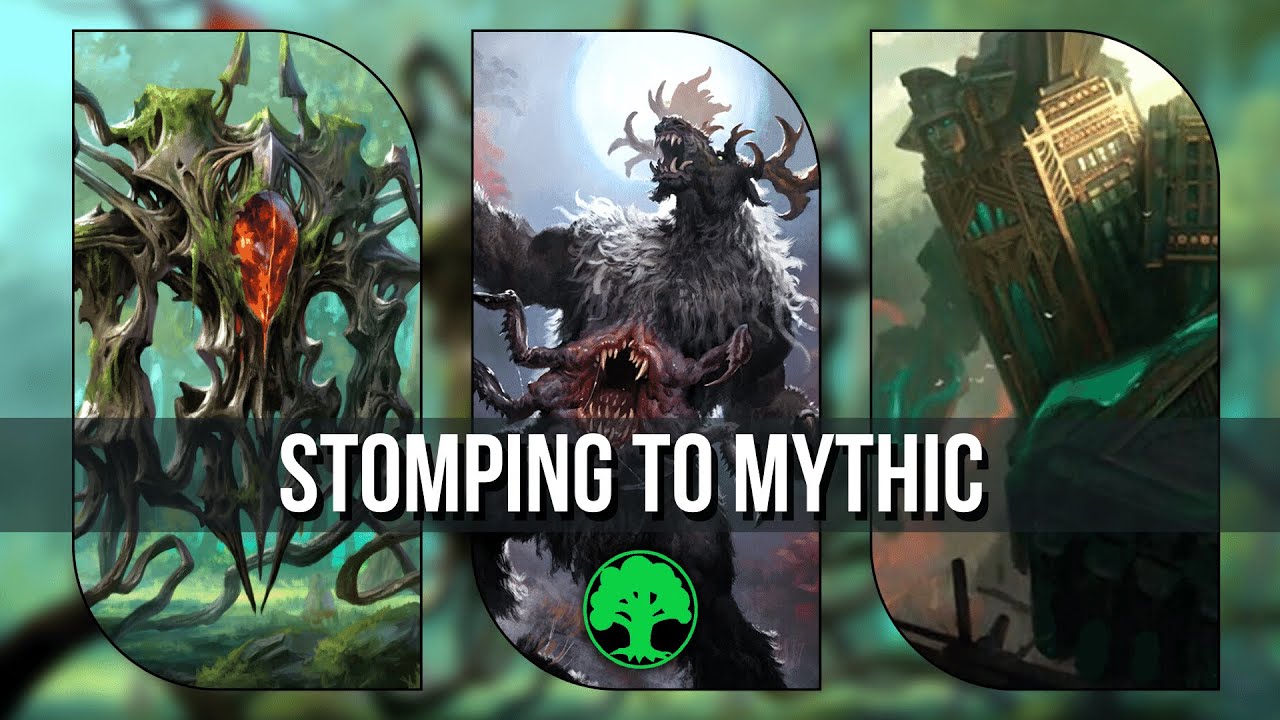 This deck got me through diamond ladder! | MONO GREEN STOMPY | Mythic rank standard MTG Arena