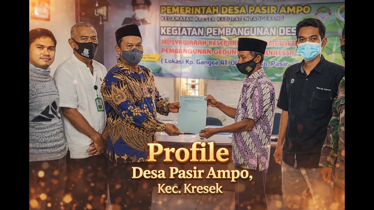 🌟🚁 PESONA DESA PASIR AMPO KRESEK | HIJAU, ASRI & MEMESONA DARI UDARA - Profil Desa Pasir Ampo #drone