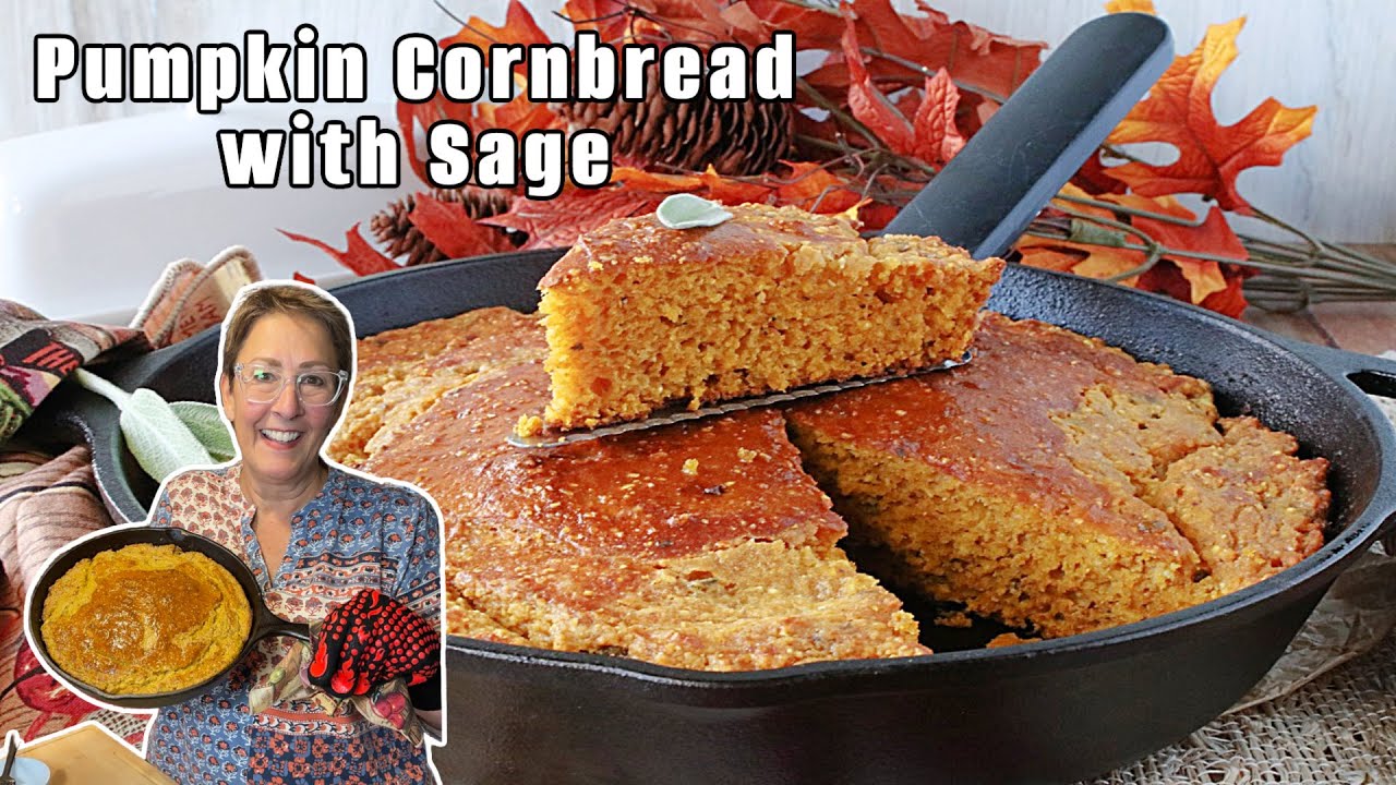 THE BEST PUMPKIN CORNBREAD YOU'LL EVER EAT!! #cookingvlog #cookingvlogs #recipevlogs #recipevlog