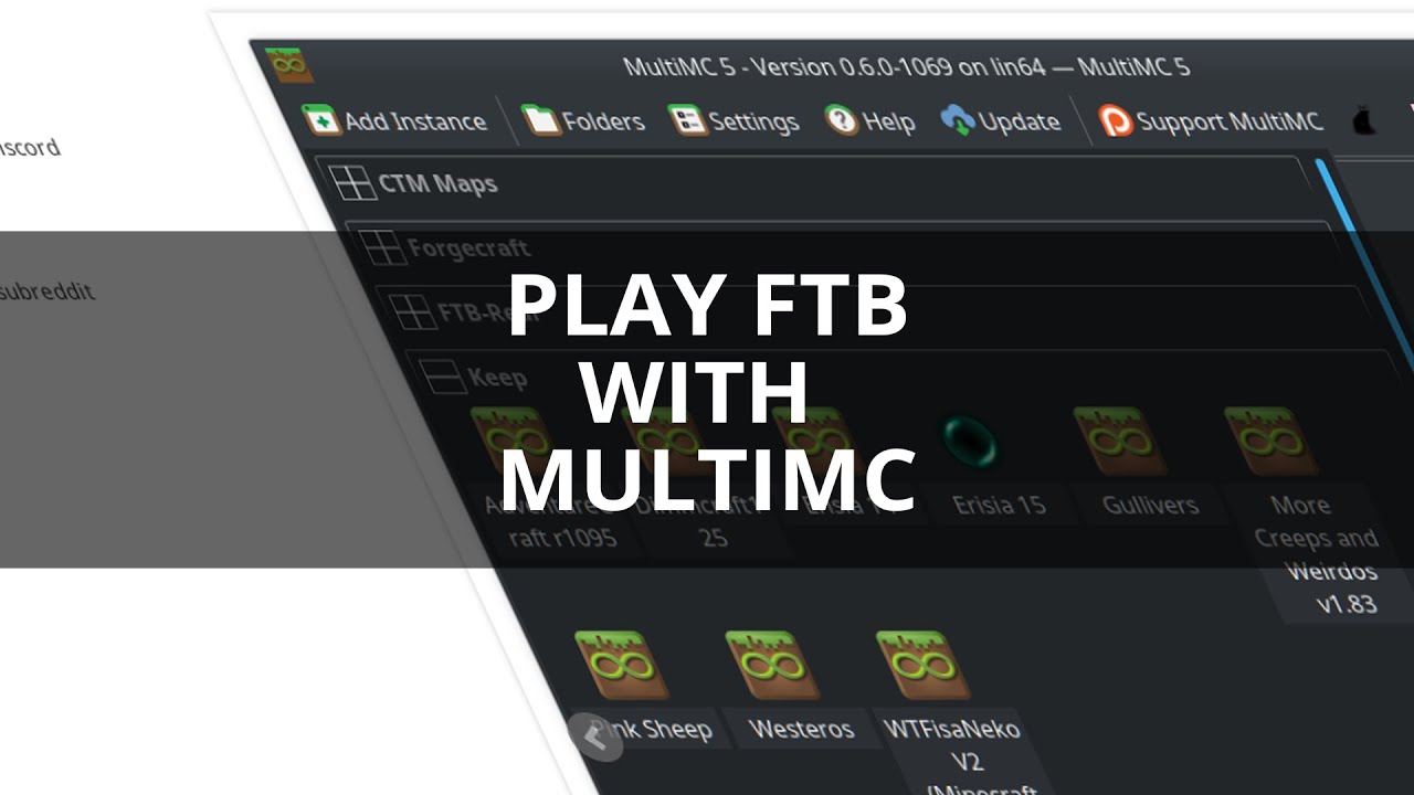 Play FTB with MultiMC