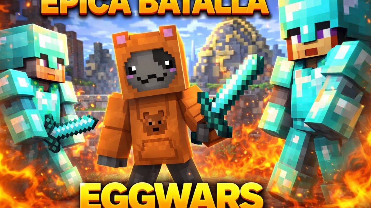 ¡SOBREVIVÍ contra FULL DIAMANTE en EGGWARS! 😱⚔️ (Final INTENSO y Reñido) 