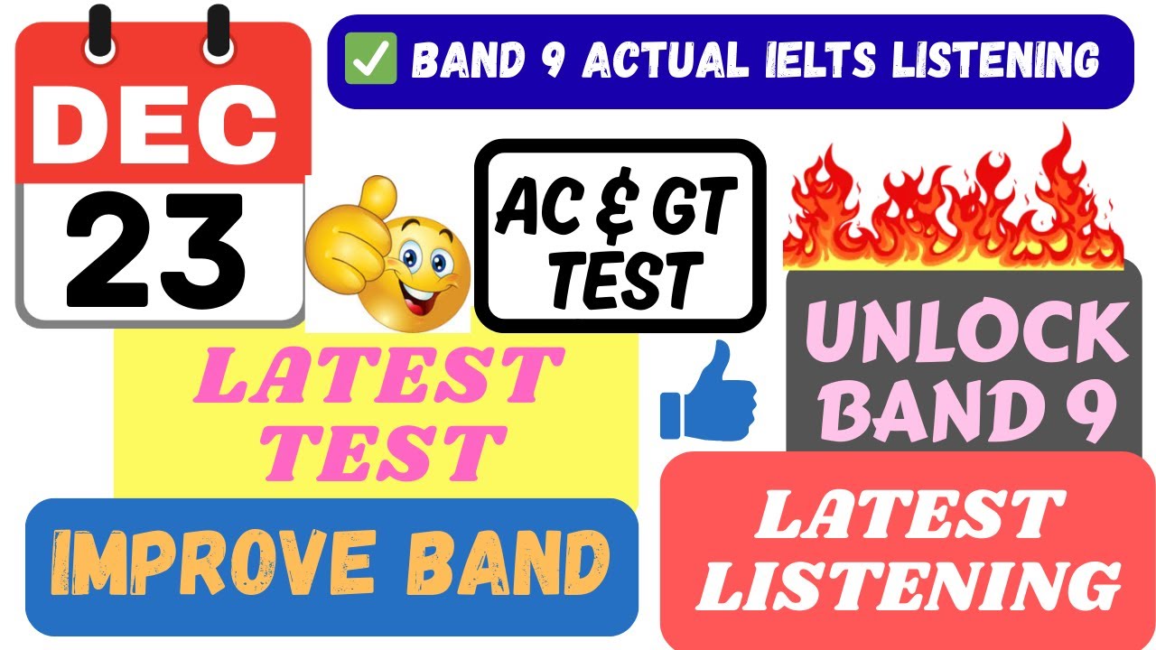 IELTS Listening Test with Answers | Boost Your Band Score Today | 23.12.2025