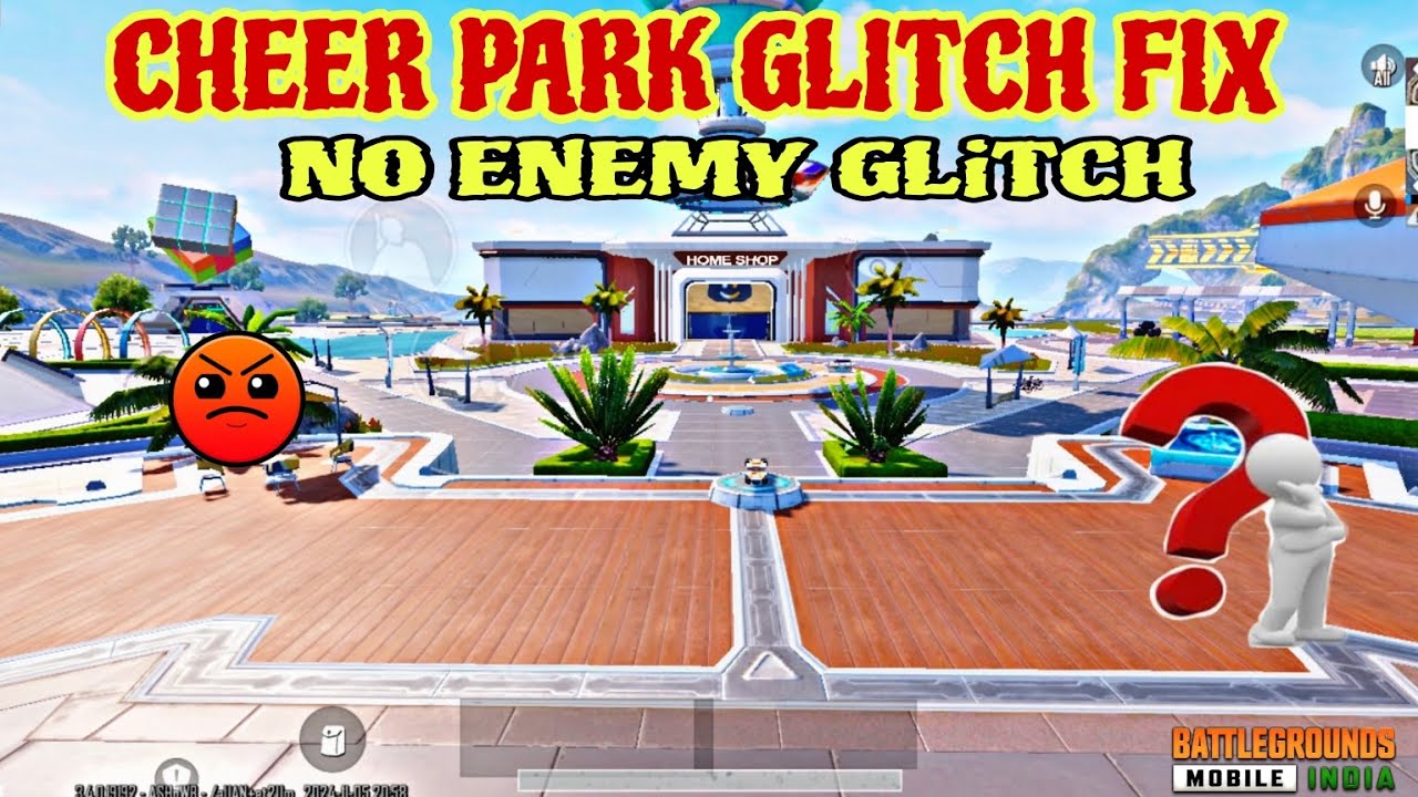 Bgmi Cheer Park No Players | Bgmi Cheer Park Glitch 3.4 | Bgmi Cheer Park Glitch Fix | BGMI / PUBG