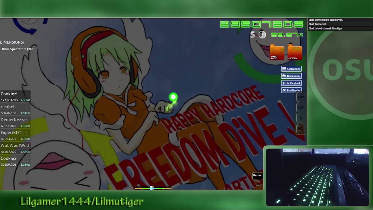 Witnessing osu! History Live! (Cookiezi's 800pp play)
