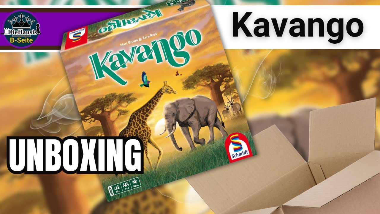Kavango 📦 Spiel Unboxing – Was steckt drin? | DieHausis B-Seite