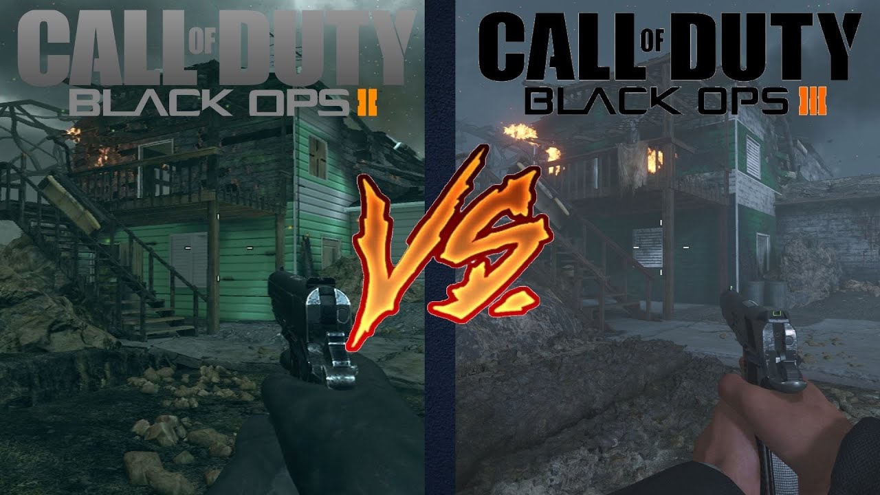 Bo2 Nuketown VS Bo3 Nuketown Remastered