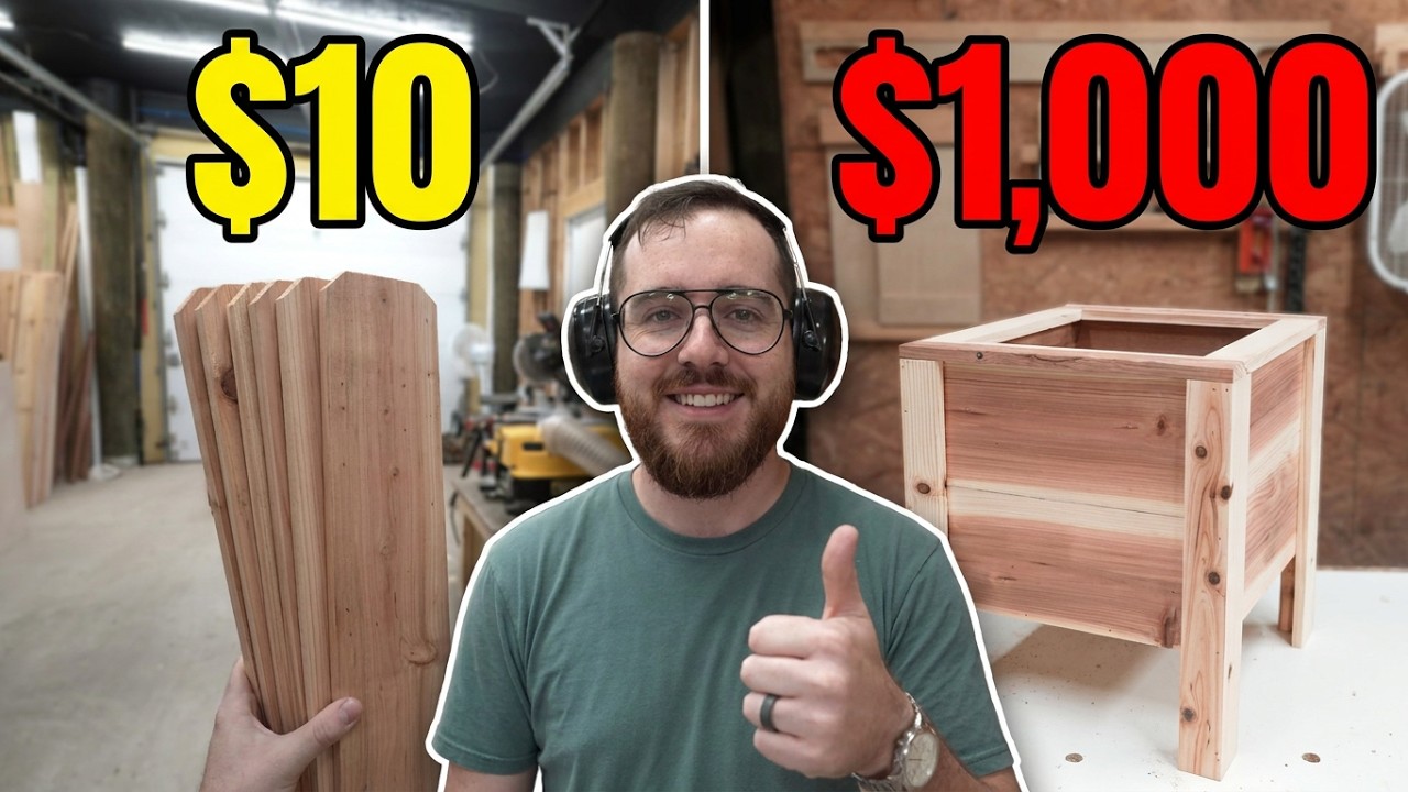 How I Make $1,000 A Week Woodworking (FREE PLANS!)