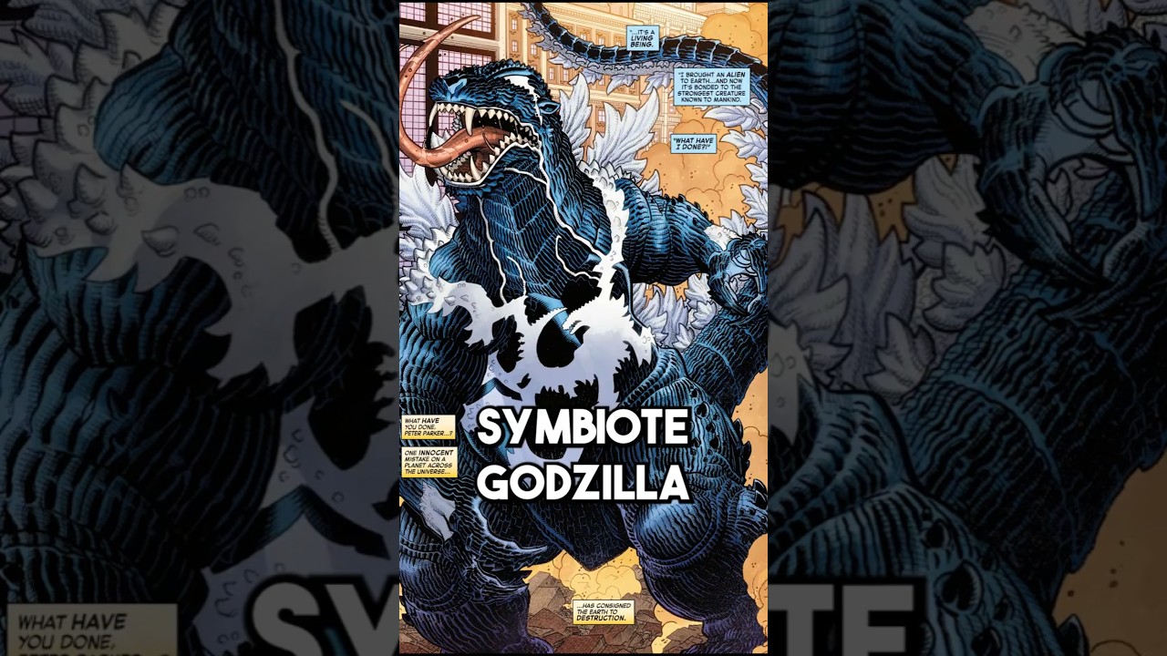 Venom Bonded With Godzilla?! #shorts #spiderman #godzilla