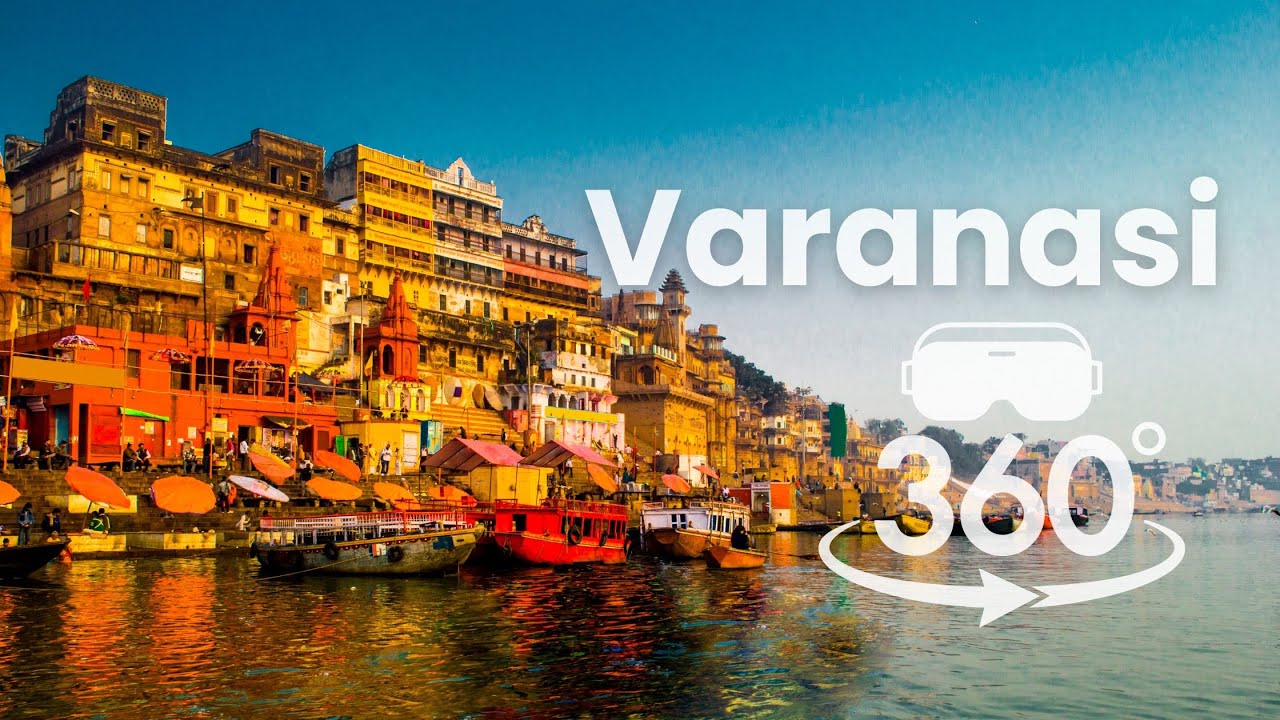 Varanasi, India 🇮🇳 - VR 360&deg; 4K Immersive Walking Tour #360video #VirtualTravel #Varanasi #India