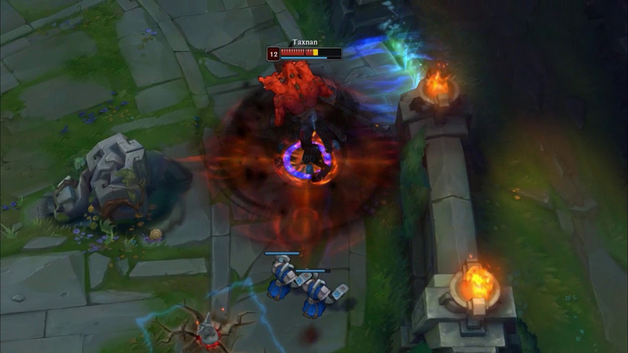 Nasus Jungle - 15/1/8 KDA - 1000 Stacks - How to win a 4 v 5!