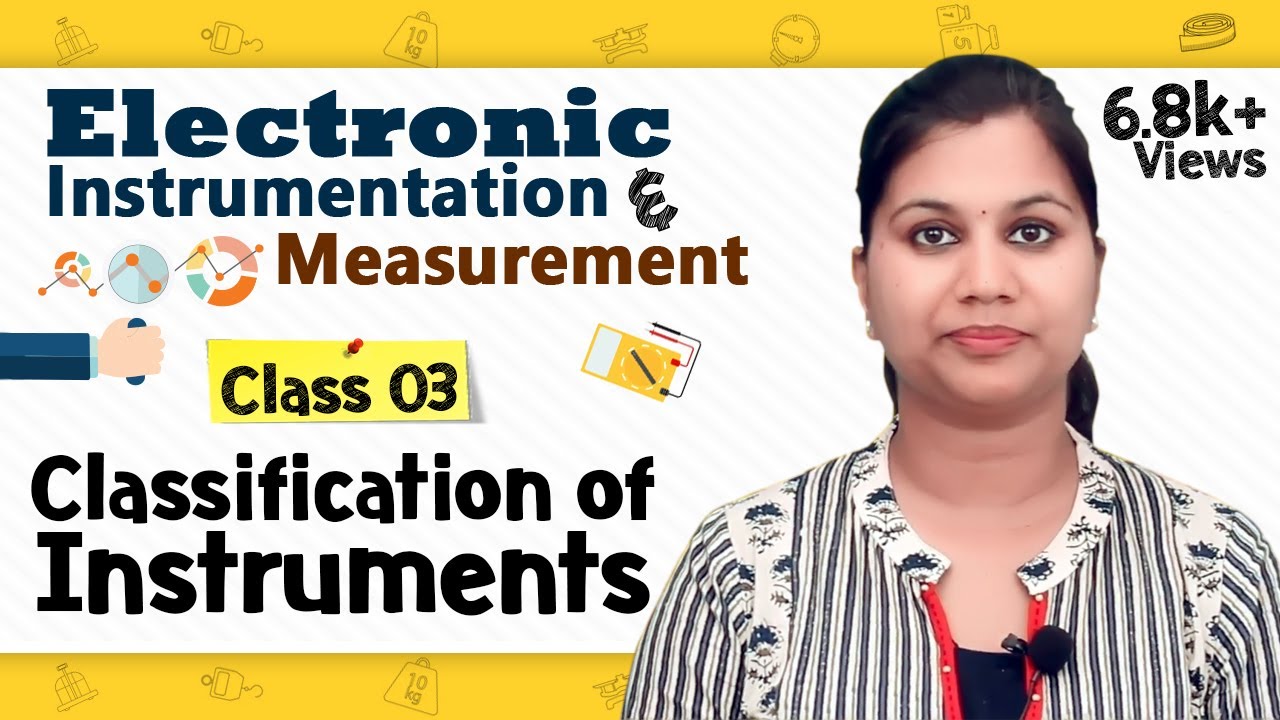 Classification of Instruments - Principles of Measurement - Electronic Instruments and Measurements
