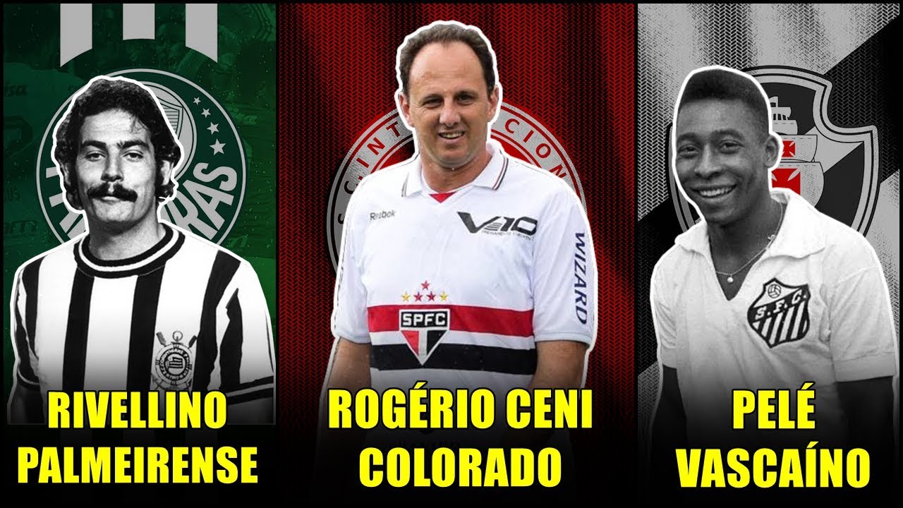 7 GRANDES ÍDOLOS DE CLUBES, QUE SÃO TORCEDORES DE OUTRAS EQUIPES