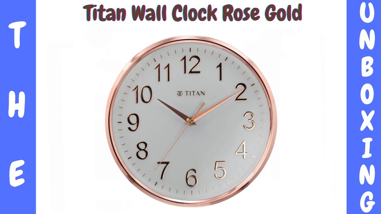 Titan Analog 30 cm X 30 cm Wall Clock | Unboxing & Review | Silent Sweep Technology | Price & colour