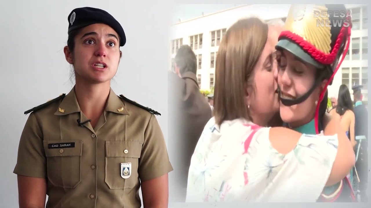 As primeiras mulheres combatentes do Exército em formação na AMAN