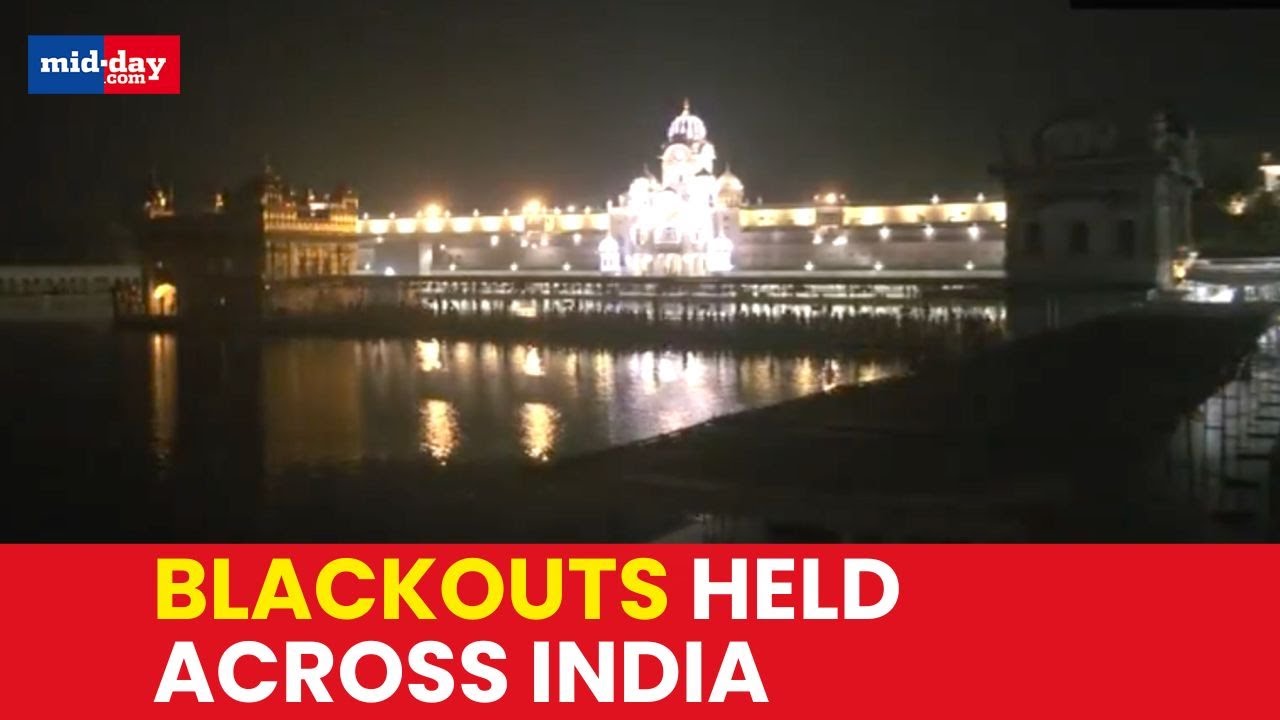Sri Harmandir Sahib (Golden Temple) witnessed a brief blackout during a mock drill