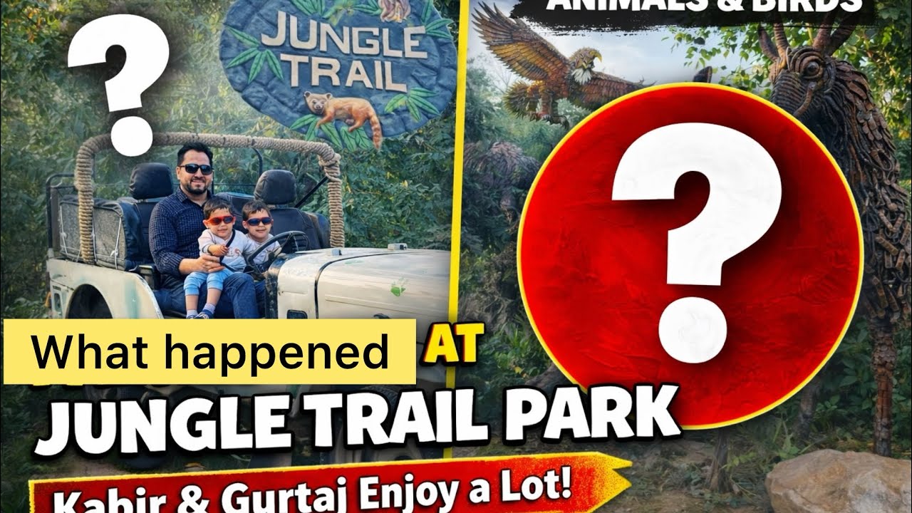 You Won’t Believe These Animals! 😱 Jungle Trail Park Family Adventure | Kabir & Gurtaj
