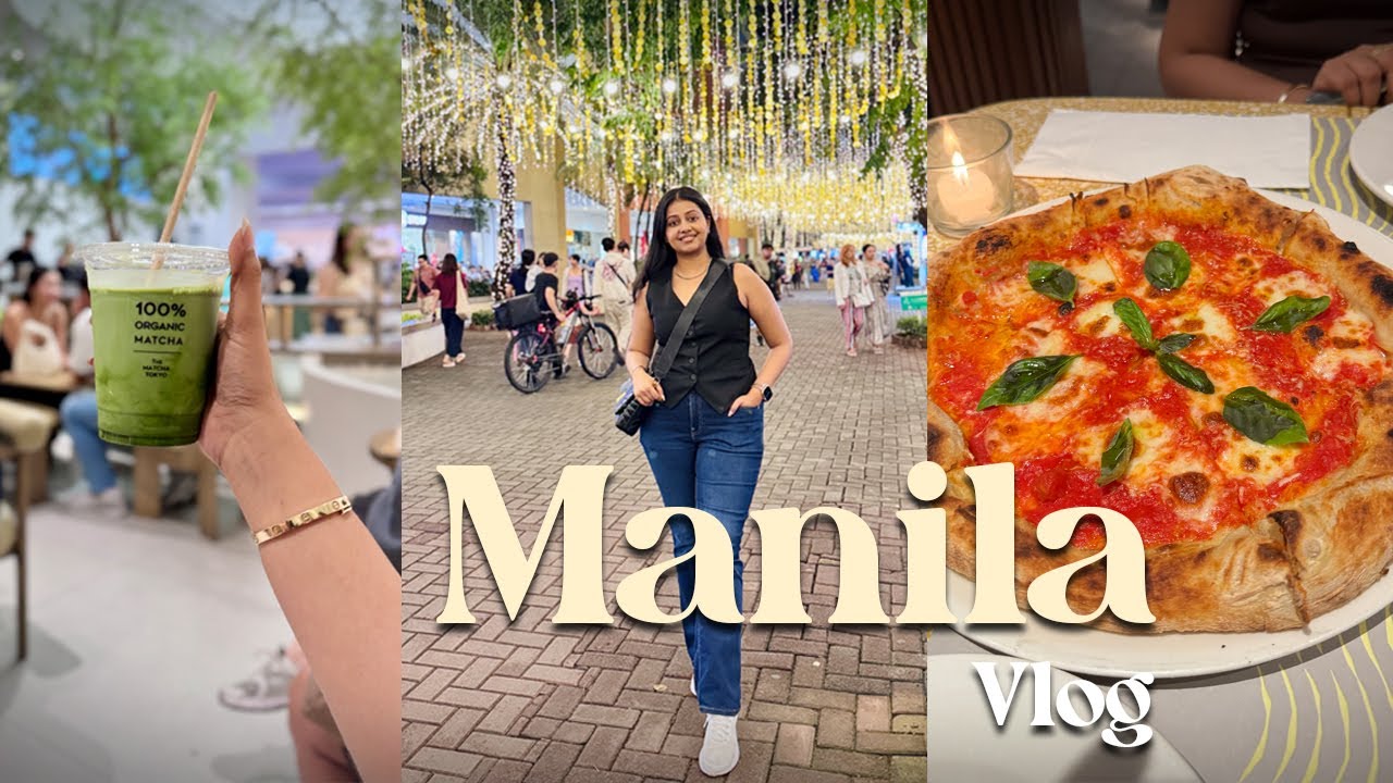 Manila Vlog: Mall Hopping, Neapolitan Pizza, and a Perfect Cup of Matcha