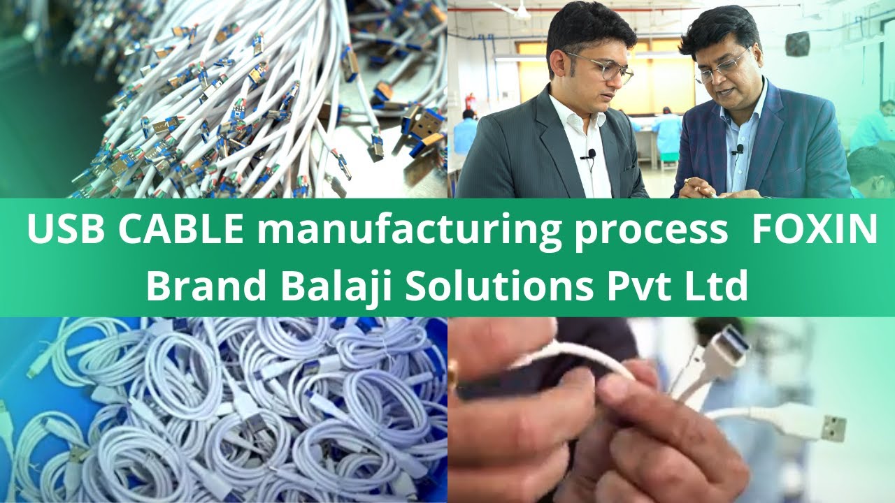 USB CABLE #manufacturing process | FOXIN Brand | Balaji Solutions Pvt Ltd | #FactoryTour